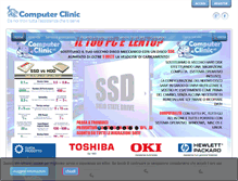 Tablet Screenshot of computerclinicshop.it